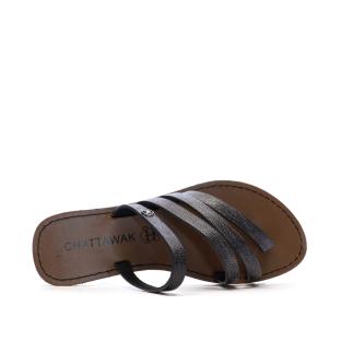 Sandales Gris Foncé Femme Chattawak ROXANNE vue 0