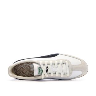 Weiße/beige/schwarze Herren-Sneaker Puma Arizona Retro Ansicht 0