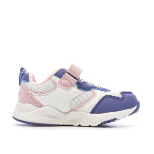 Baskets Bleu/Rose Fille Le Coq Sportif Lsc Runner vue 2