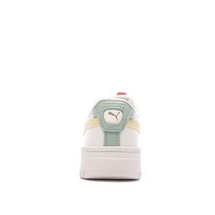 Baskets Blanches/Vert/Jaune Fille Puma Cali Dream Pastel vue 3