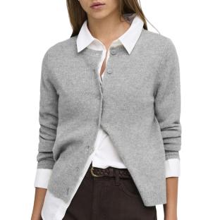 Gilet Gris Femme Only Olivia vue 0