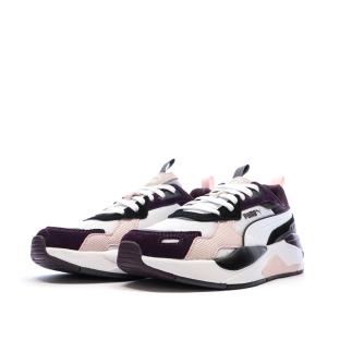 Baskets Blanches/Noires/Roses Femme Puma X-ray 3 S vue 6