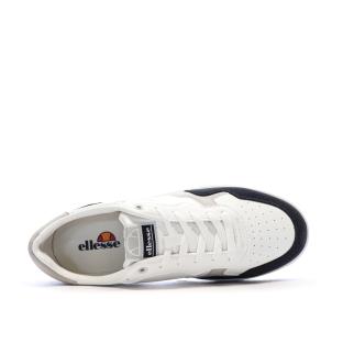 Baskets Blanches/Marines Homme Ellesse Pansit vue 4