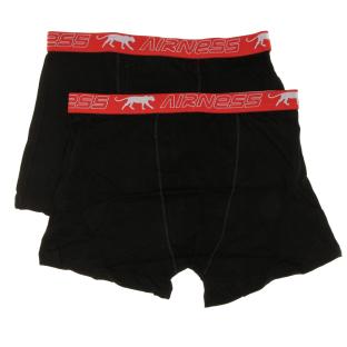 x2 Boxers Noir Garçon Airness 1/57/133 pas cher