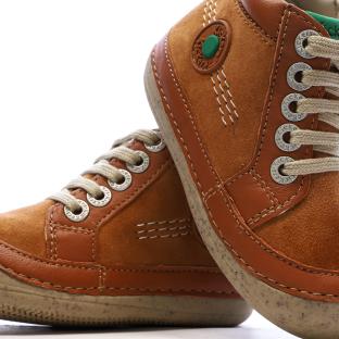 Baskets Camel Garçon Kickers Sonistreet vue 0