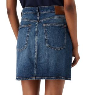 Jupe en Jean Bleu Femme Tommy Hilfiger Mom vue 0