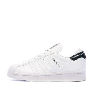 Baskets Blanches Femme Adidas Superstar J pas cher