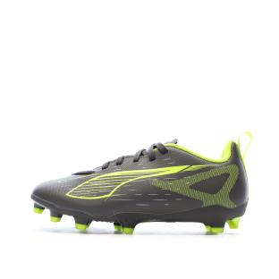 Chaussures de Foot Gris/Jaune Junior Puma Ultra 5 Play FG/AG Jr vue 0