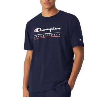 T-Shirt Marine Homme Champion Crewneck pas cher