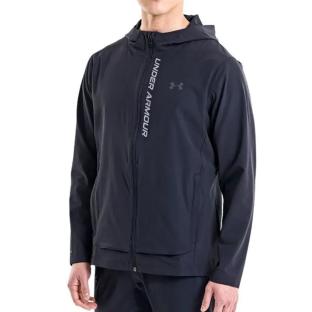Sudadera con cremallera azul marino para hombre Under Armour Outrun ver 0