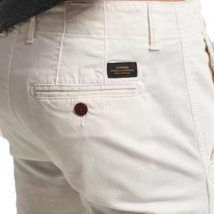 Pantalon Chino Blanc Homme Superdry Officers vue 3