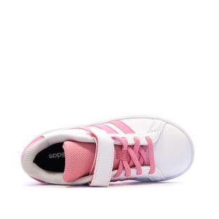 Baskets Rose/Blanc Fille Adidas Grand Court 2.0 Children vue 0