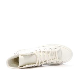 Baskets Blanches Femme Converse Chuck Taylor All Star Perles vue 4
