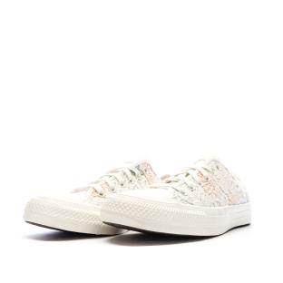 Baskets Ecru/Rose Femme Converse Chuck Taylor All Star vue 6