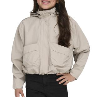Veste Coupe Vent Beige Fille Kids ONLY Kogmamba vue 0