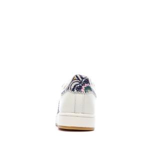 Baskets Blanc Cassé/Multicolore Fille/Femme Adidas Superstar vue 0