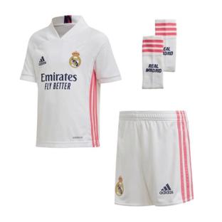 Mini-Kit Football Blanc/Rose Fille Adidas Real Madrid pas cher
