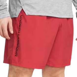 Short Rouge Homme Under Armour Wdmk vue 0
