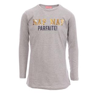 T-shirt Gris Fille Naf Naf 4043 vue 0