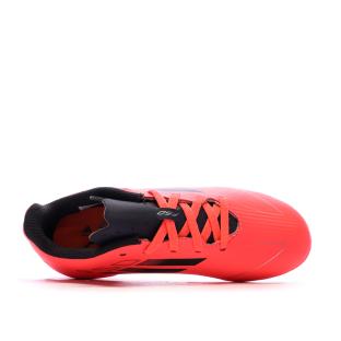 Chaussures de football Rouges/Noires Garçon Adidas Messi vue 0
