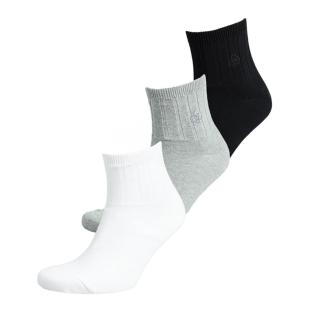 Chaussettes Blanches/Grises/Noires Femme Superdry Ankle Sock pas cher