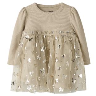 Robe Beige Fille Name it Frosally pas cher