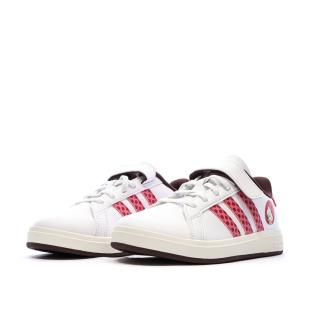 Baskets Blanches/Rouges Fille Adidas Grand Court Minnie vue 0
