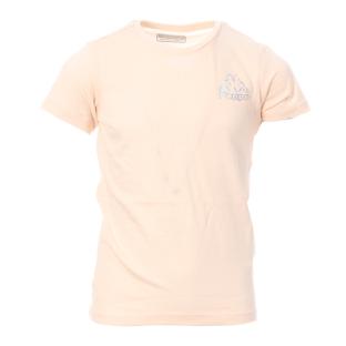 T-Shirt Rose Clair Fille Kappa Kiemma pas cher