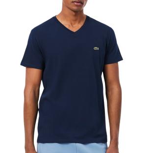 T-Shirt Marine Homme Lacoste TH5077 vue 0