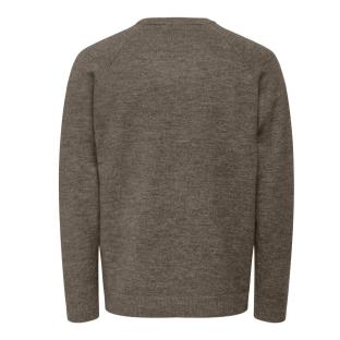 Pull Marron Chiné Homme Only & Sons Thomas vue 2