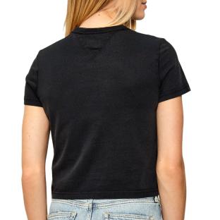 T-Shirt Noir Femme Tommy Hilfiger DW0DW21533 vue 0