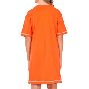 Robe Orange Fille Nike Dress vue 2