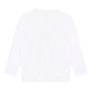 Weißes Langarm-T-Shirt für Jugendliche von Timberland T60293 Ansicht 0