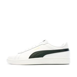 Baskets Blanches/Noires Homme Puma Smash 3.0 390987 pas cher
