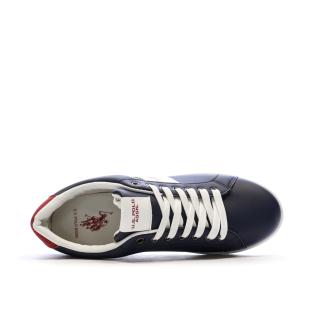 Baskets Marine/Blanc/Rouge Homme US Polo ASSN High-top vue 0