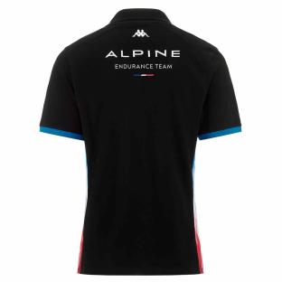 Polo Noir Homme Kappa Adrend vue 2