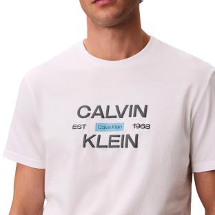 Weißes Herren-T-Shirt von Calvin Klein Jeans Calvinklei Ansicht 0