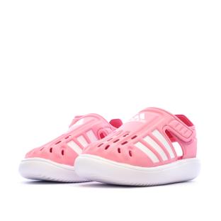 Sandales Roses/Blanches Fille Adidas Water vue 0