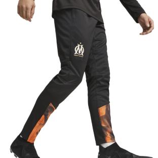 OM Jogging Noir/Orange Homme Puma 2023/24 pas cher