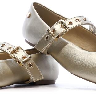 Goldene Ballerinas für Damen von Xti 145118 Ansicht 0
