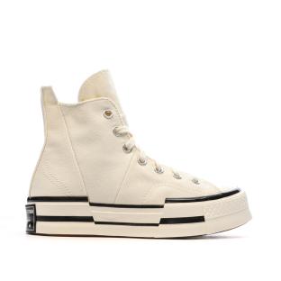 Baskets Blanches Homme Converse Chuck 70 Plus Canvas A00915C vue 2