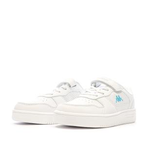 Baskets Blanches/Turquoises Garçon Kappa Falcon vue 6