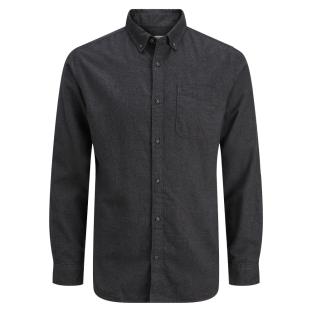 Chemise Gris Foncé Homme Jack & Jones Classic Melange pas cher