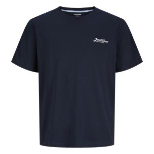 T-Shirt Marine Homme Jack & Jones Beau vue 0