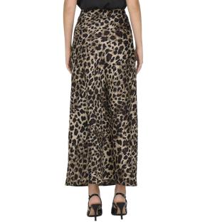 Jupe Longue Marron Léopard Femme Only Chigo vue 2