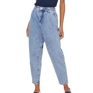 Jeans Bleu Mom Tapered Femme Tommy Jeans Marcia pas cher