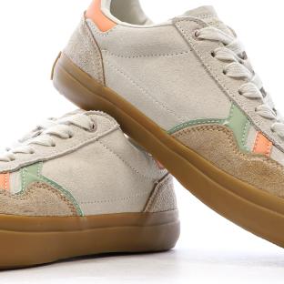Baskets Beige/Rose Femme Pepe Jeans Travis vue 7