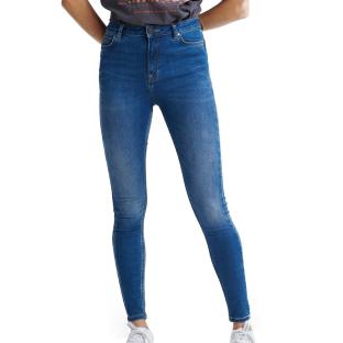 Jean Skinny Bleu Femme Superdry Rise pas cher