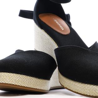 Sandales Noires Femme Tommy Hilfiger FW0FW08657 vue 7