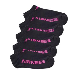X5 Paires de chaussettes Noir Femme Airness pas cher